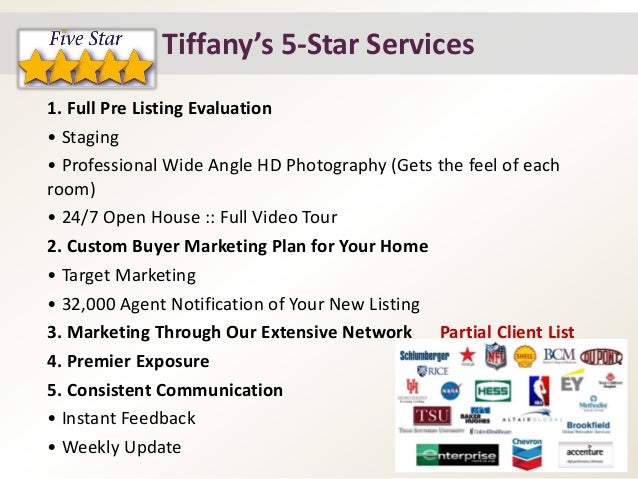 Marketing plan for listing a home Marketing plan for listing a home
